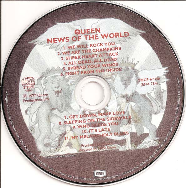 CD, Queen - News Of The World